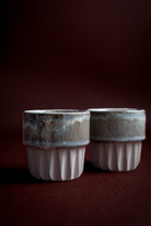 Orin Stoneware Bardak – Gri & Kahve & Beyaz - 1