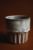 Orin Stoneware Bardak – Gri & Kahve & Beyaz - 3