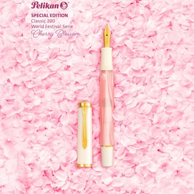 Pelikan M200 Special Edition Cherry Blossom Dolma Kalem F Uç - 7