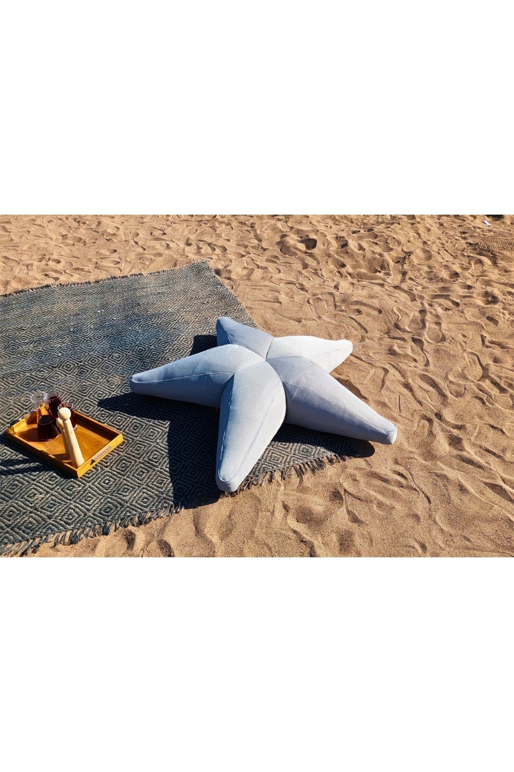Livingstore Starfish Havuz, Deniz Ve Dış Mekan Pufu | Bahçe Kullanımına Uygun Puf Minder - 6