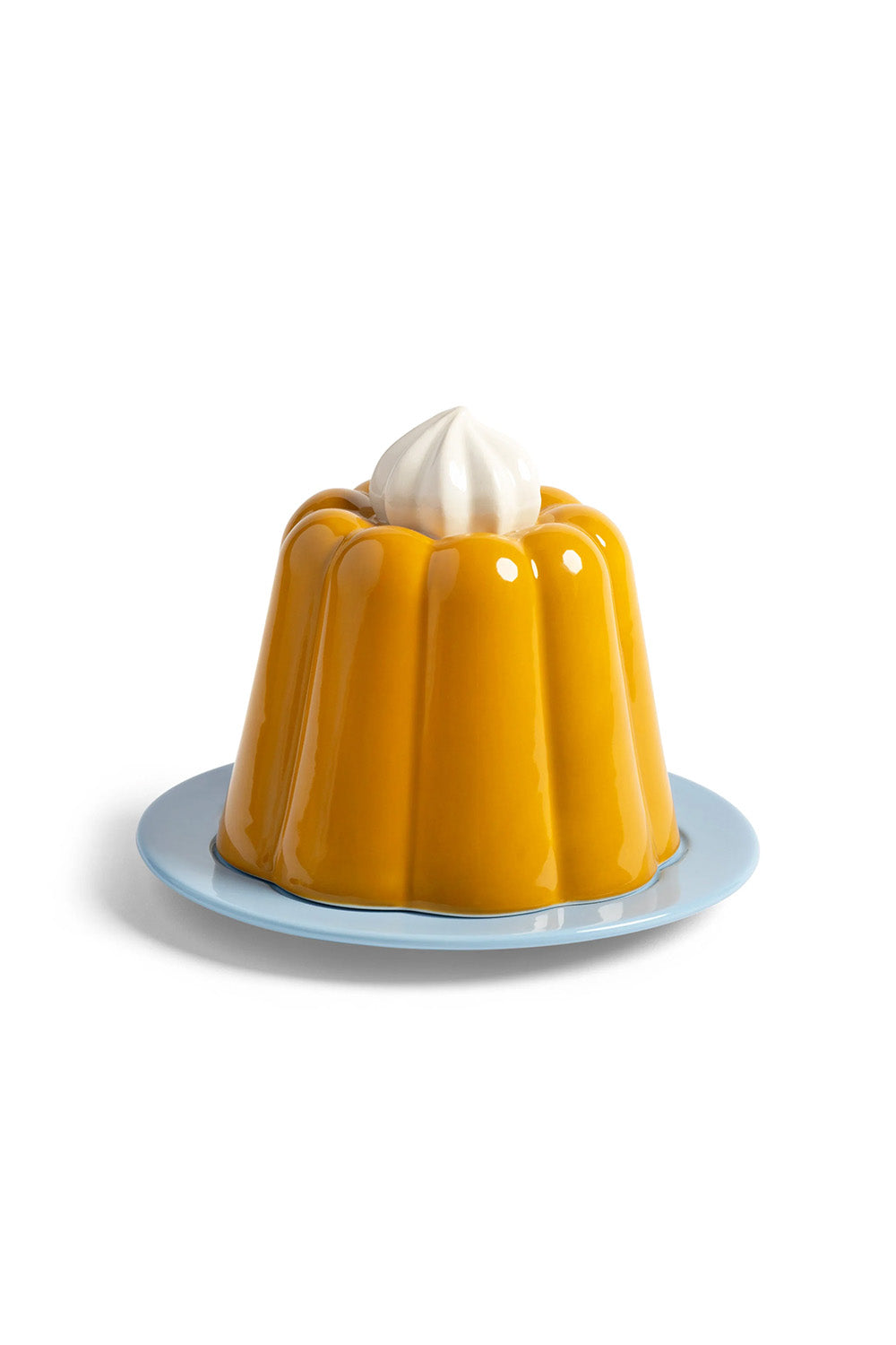 Puding Formunda Sarı Saklama Kabı - 0