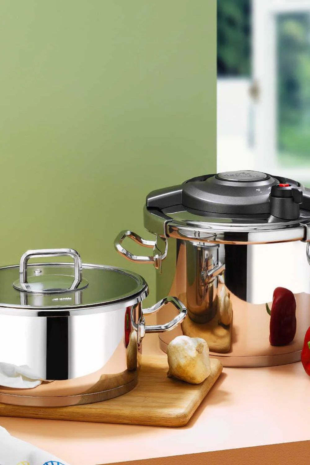 Aryıldız Touch & Cook Kanka Düdüklü Tencere Seti 6 + 4 Litre Ar258255 - 3