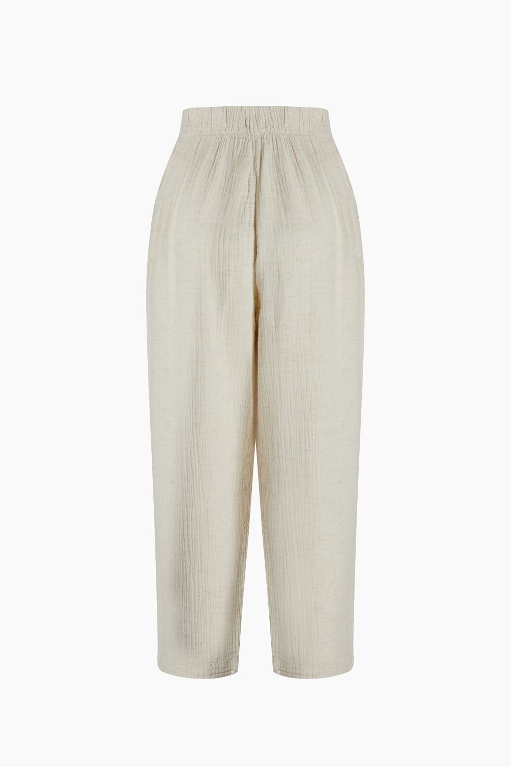 Crinkle Linen Slouchy Pantolon - 3