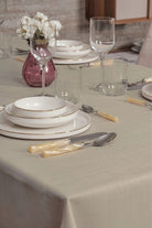 Plain Masa Örtüsü Bej 155x160 - 1