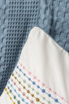 Aura Çift Kişilik Pike Takımı Pebble Indigo - 3