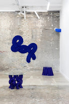 Entwine Single Blue El Yapımı Tuft Halı 180x180 Cm - 0