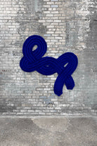 Entwine Single Blue El Yapımı Tuft Halı 180x180 Cm - 1