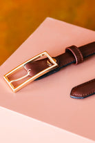 Kahverengi Deri Kemer – 2.5 Cm - 0