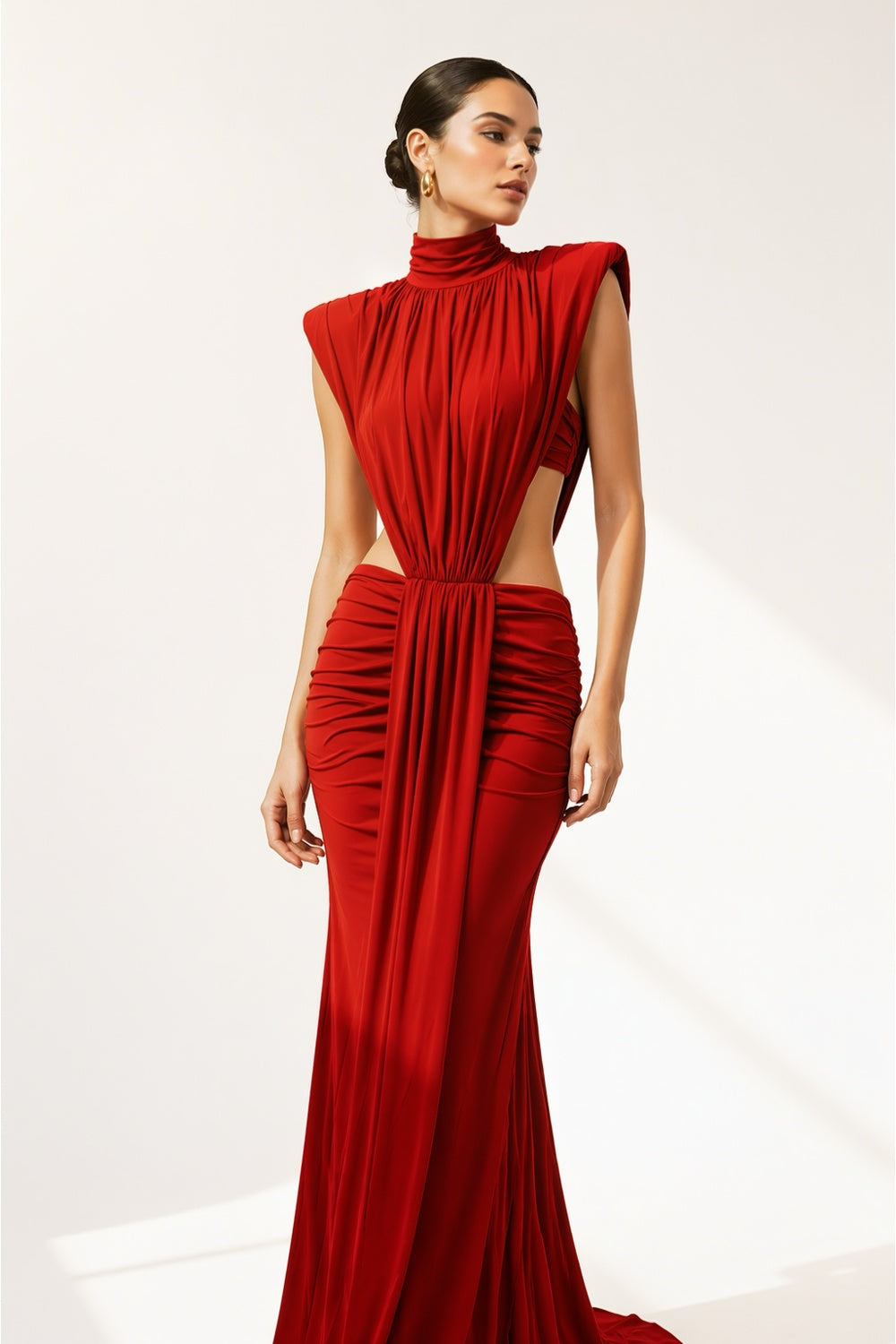 Rana Maxi Elbise - 5