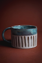 Mocha Stoneware Bardak – Gri & Haki– 2’Li Set - 4