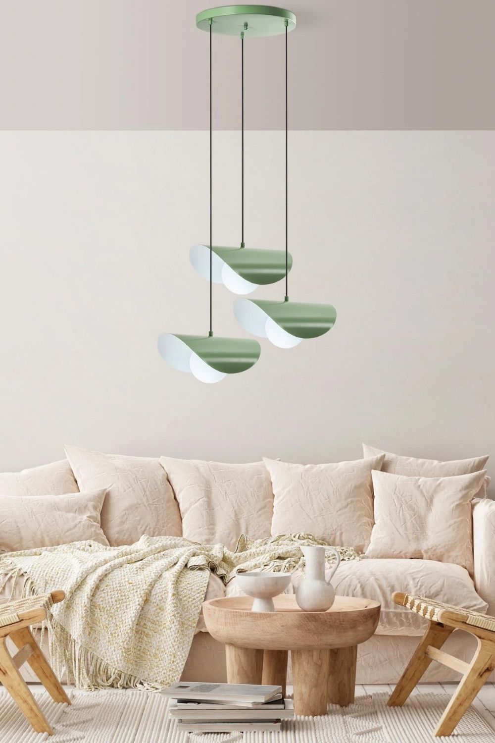 Marble 6141 Mint Yeşili Cam Sarkıt Aydınlatma - 4
