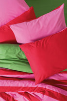 Popping Colors Çift Kişilik Lastikli Çarşaflı Nevresim Takımı Cherie Yeşil - 2