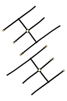 Calf Harness Black Gold Ayakkabı Aksesuarı - 1