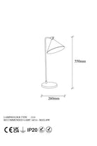 Demeter 12266 Sıvama Masa Lambası Aydınlatma - 6