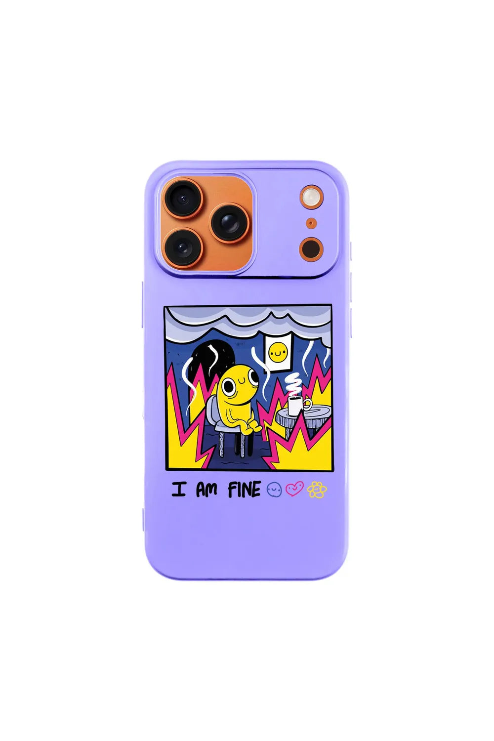 I Am Fine-Ultra Silikon Kılıf-Iphone 17 Pro - 0