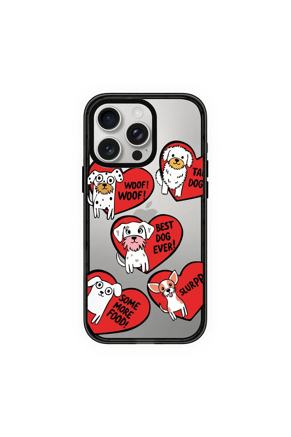 Dogs With Hearts-Power Kılıf - Iphone 16 Pro Max - 0