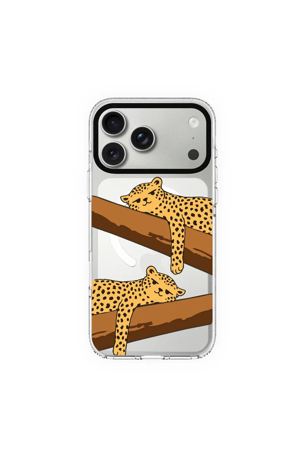 Leopard Siesta-Clear Kılıf Magsafe Özellikli - Iphone 17 Pro - 0