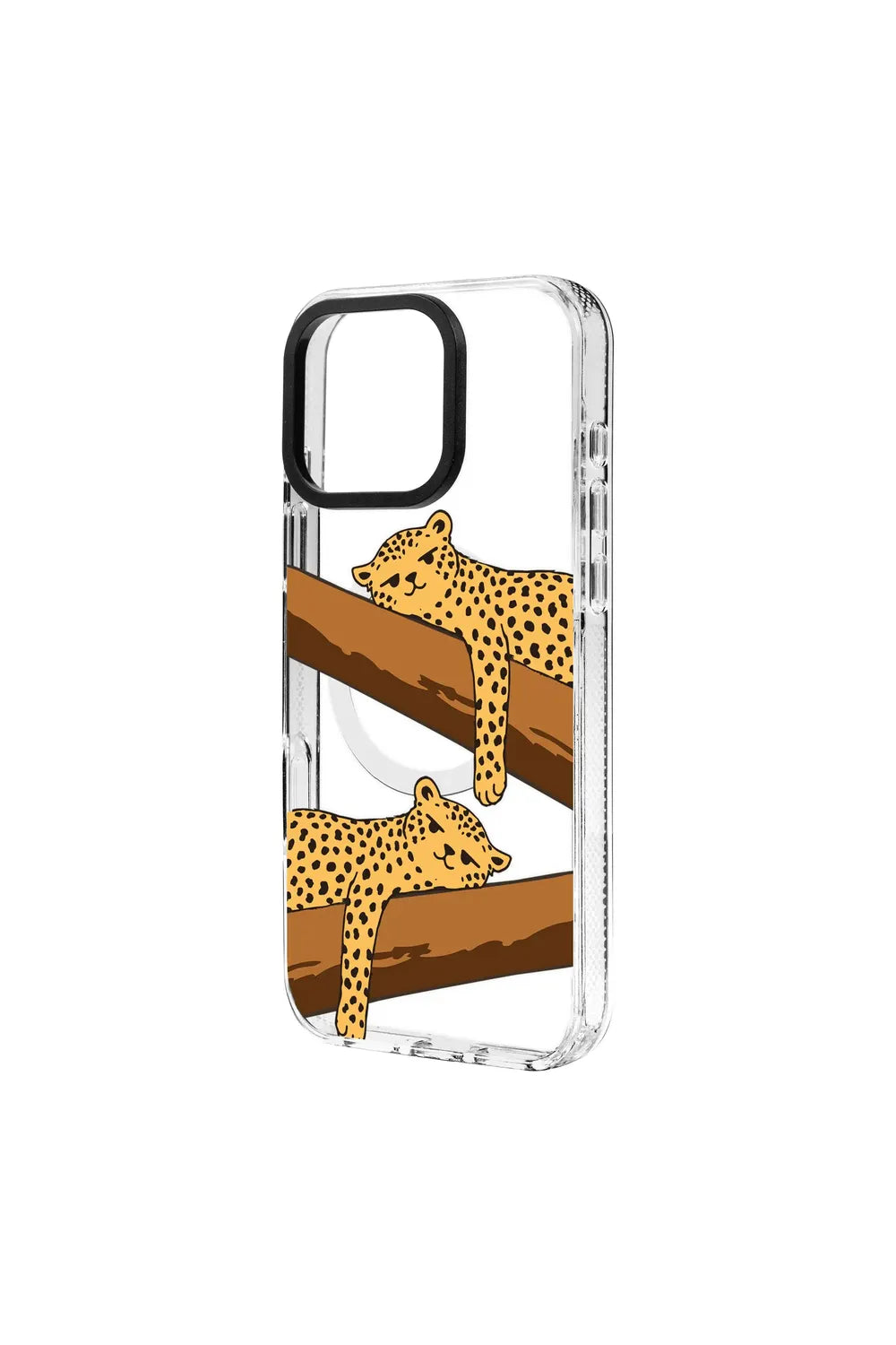 Leopard Siesta-Clear Kılıf Magsafe Özellikli - Iphone 16 - 1