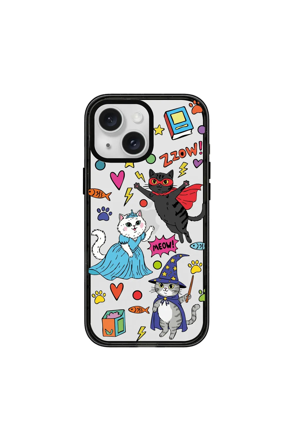 Fantastic Cats-Power Kılıf - Iphone 15 - 0