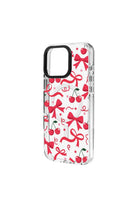 Cherry Ribbon-Clear Kılıf Magsafe Özellikli - Iphone 16 - 1
