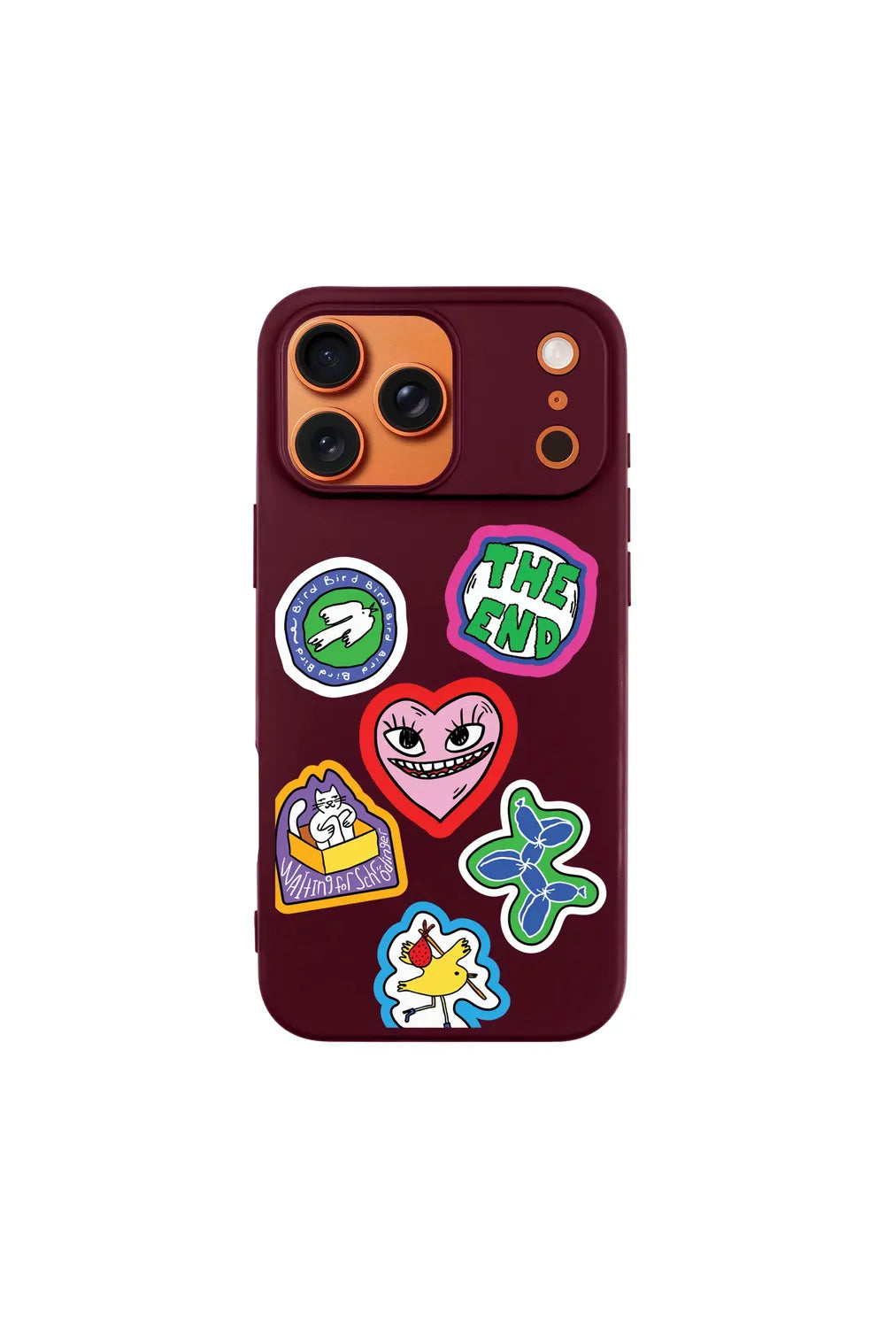 Tōten Stickerz-Ultra Silikon Kılıf-Iphone 15 - 0