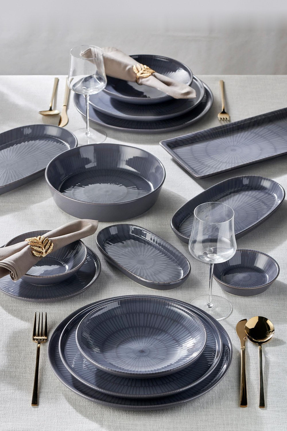 Noon Kase 6'lı Set, Gri, 15 Cm - 1