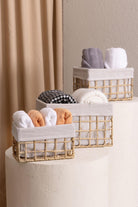 Braid Hasır Organizer Sepet, Naturel, 26 × 18 × 16 Cm - 1