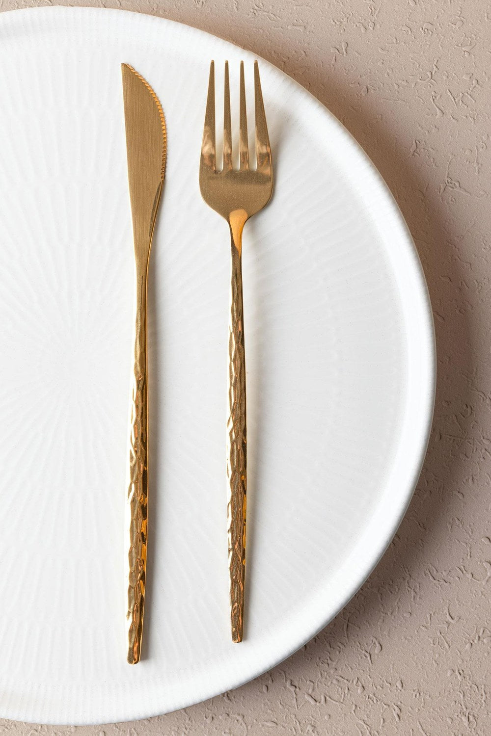 Shiny Çatal Kaşık Bıçak Takımı Gold 24 Parça - 3