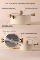 Cucina Di Mia Derin Seramik Tencere, 22 Cm - 1