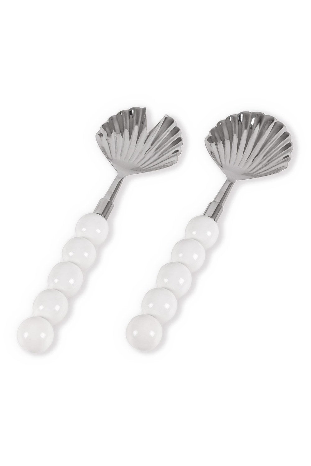 Ostrica Salata Servis Takımı, Mat Gold - Gümüş, 2 Parça - 1