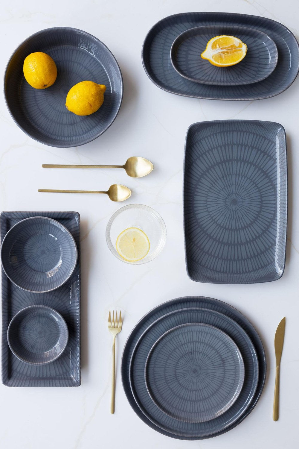 Noon Çerezlik 4'lü Set, Gri, 10 Cm - 3