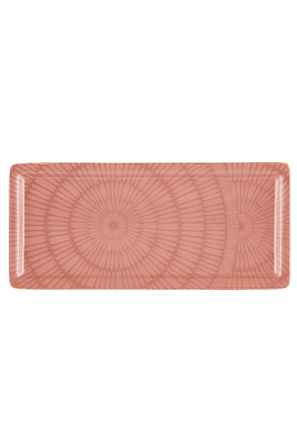 Noon Dikdörtgen Servis Tabağı, Somon, 35 × 16 Cm - 1
