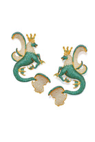 Secret Of The Universe Yeşil Mitolojik Dragon Küpe - 0