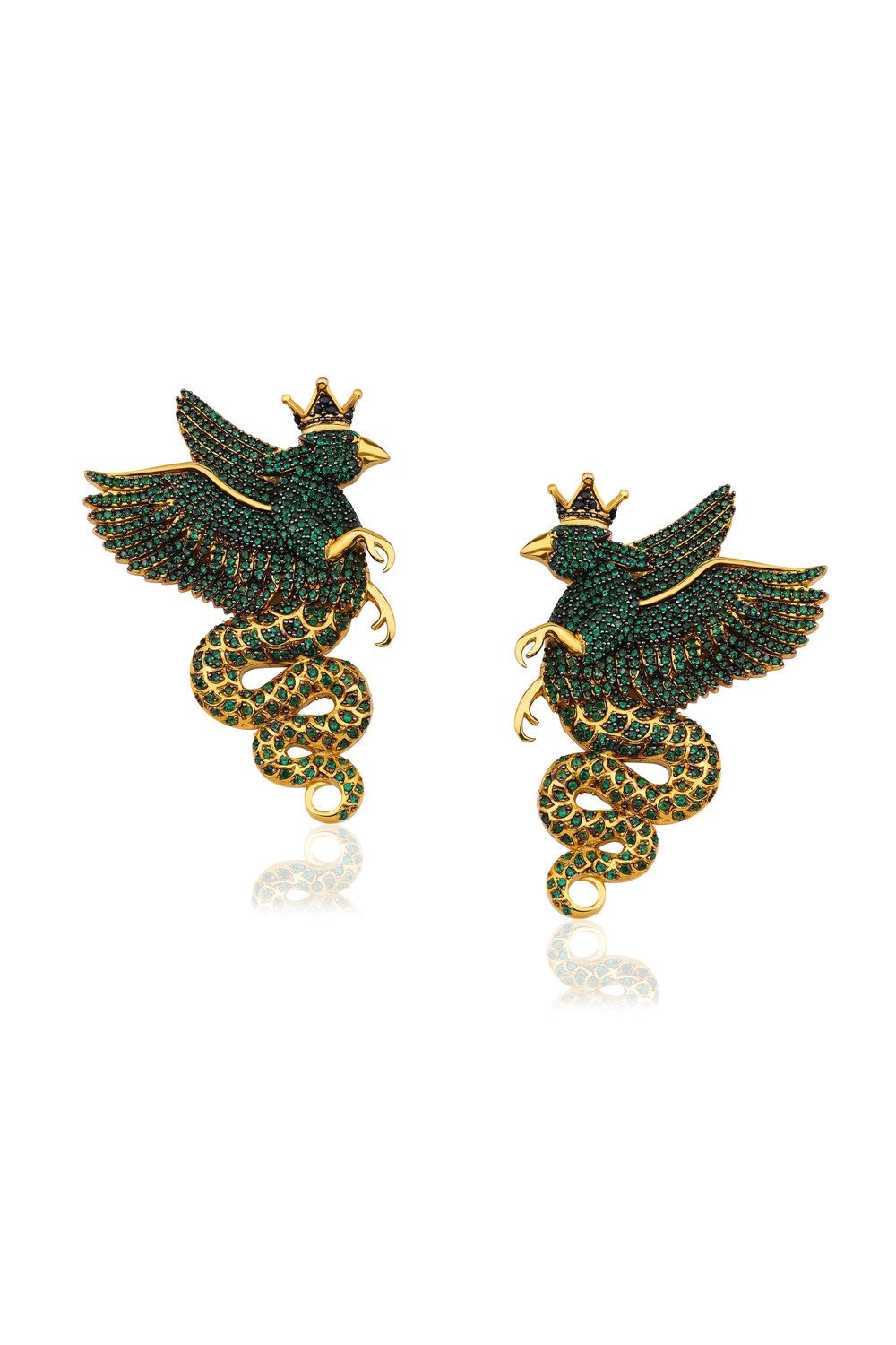 Power Of Spirit Green Elegant Kartal Küpe - 0