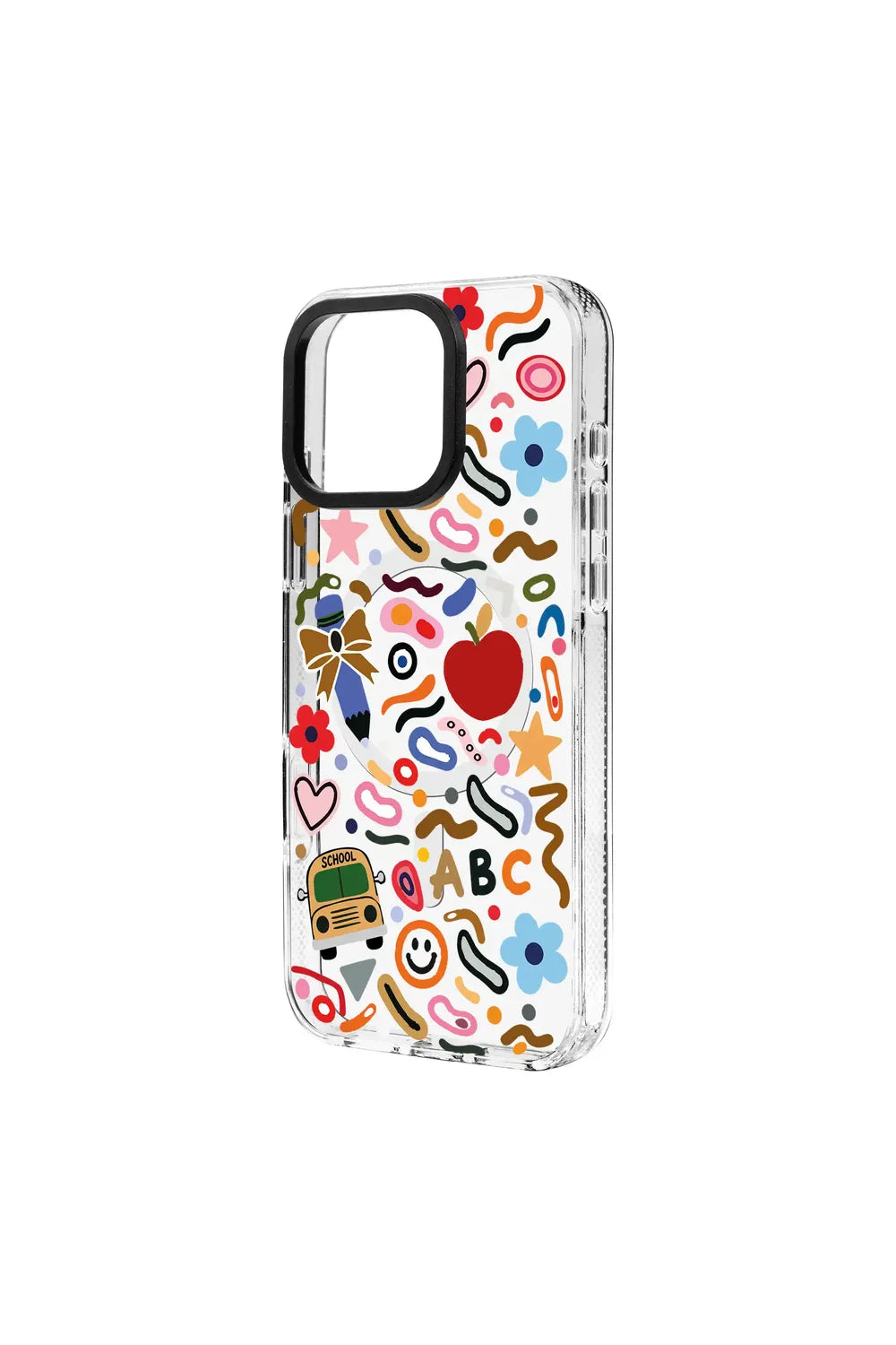 Happy School Clear Magsafe Kılıf, Iphone 16 Plus - 1
