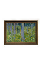 Vincent Van Gogh - İki Figürle Orman Altı - 0