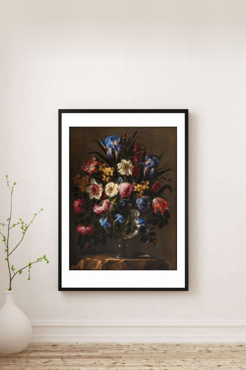 Jan Davidsz. De Heem - Cam Vazoda Çiçekler Ii - 2