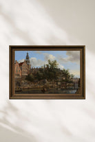 Jan Van Der Heyden - Amsterdam Manzarası - 0