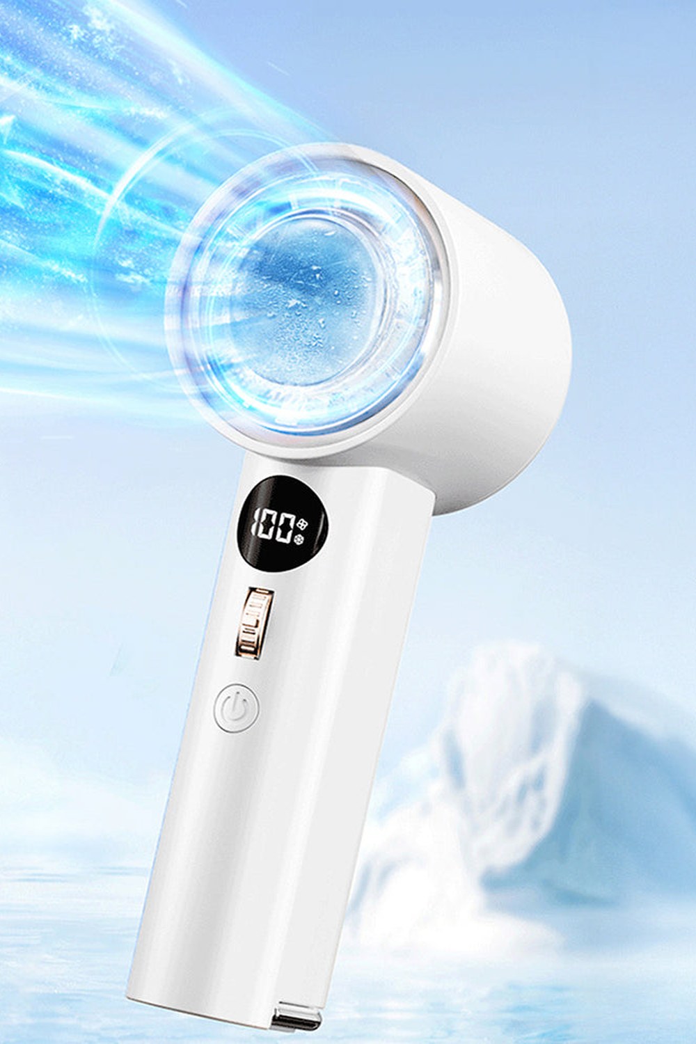 Wi-Fs016 Dijital Led Göstergeli Soğutucu El Fanı - 5
