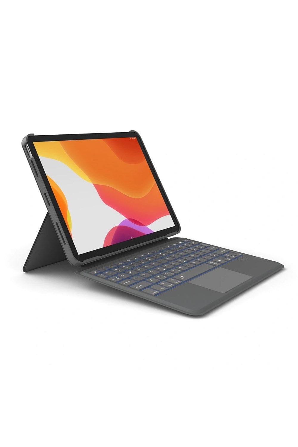 Ipad Uyumlu Combo Led Işıklı Manyetik Standlı Klavyeli Kılıf - 0