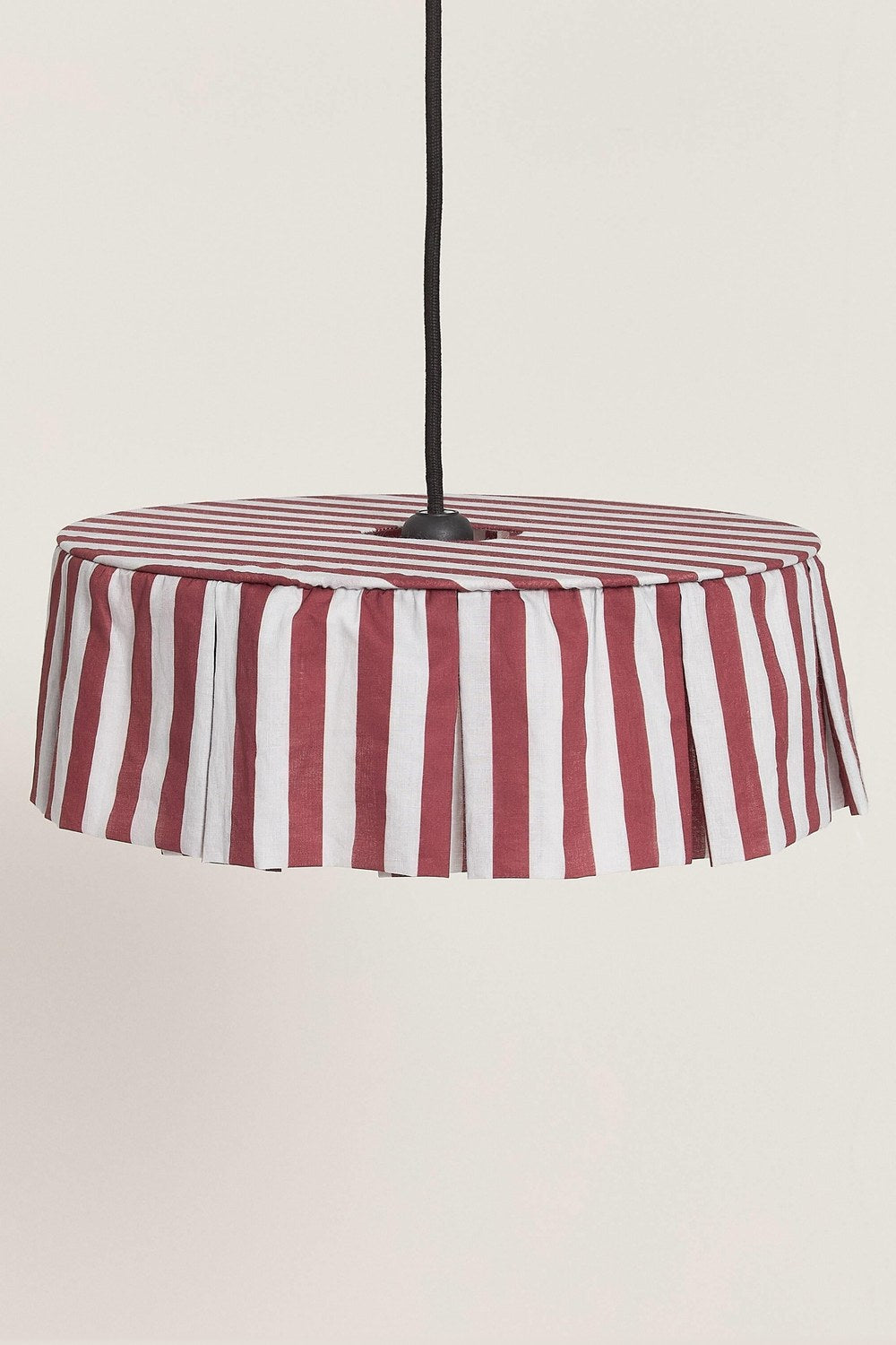 Vibes Aydınlatma Şapkası (Abajur) — Maroon Stripes, 40 Cm - 0