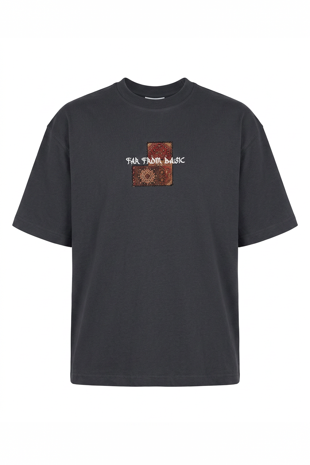 Erkek Ffb Patch Oversize T-Shirt Füme - 5