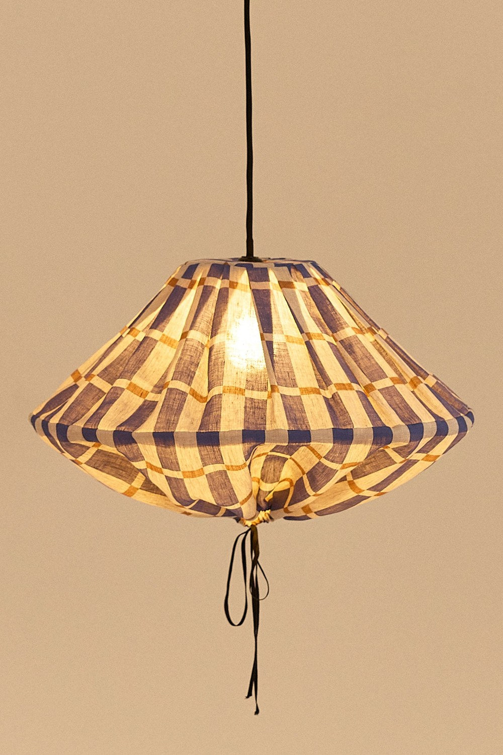 Yumi Aydınlatma Şapkası, 50 Cm Çap, Blue Mustard Mosaic - 2