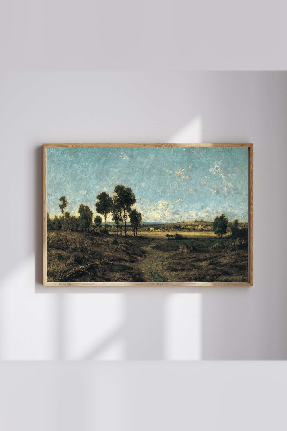Théodore Rousseau - Montmartre Ovası Manzarası - 1