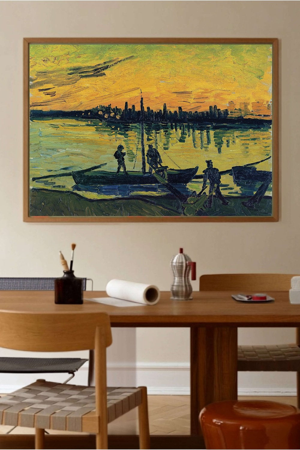 Vincent Van Gogh - Arles'daki Liman İşçileri - 0