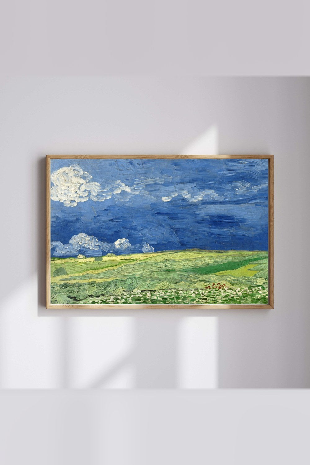Vincent Van Gogh - Fırtına Bulutları Altında Buğday Tarlası - 1