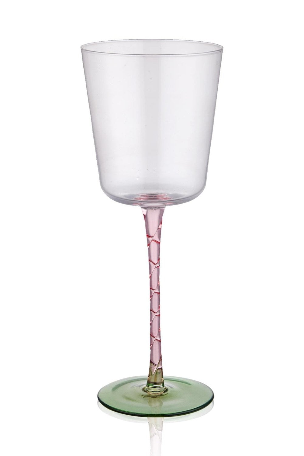 Şarap Kadehi, Pembe-Yeşil - 350 Ml - 2