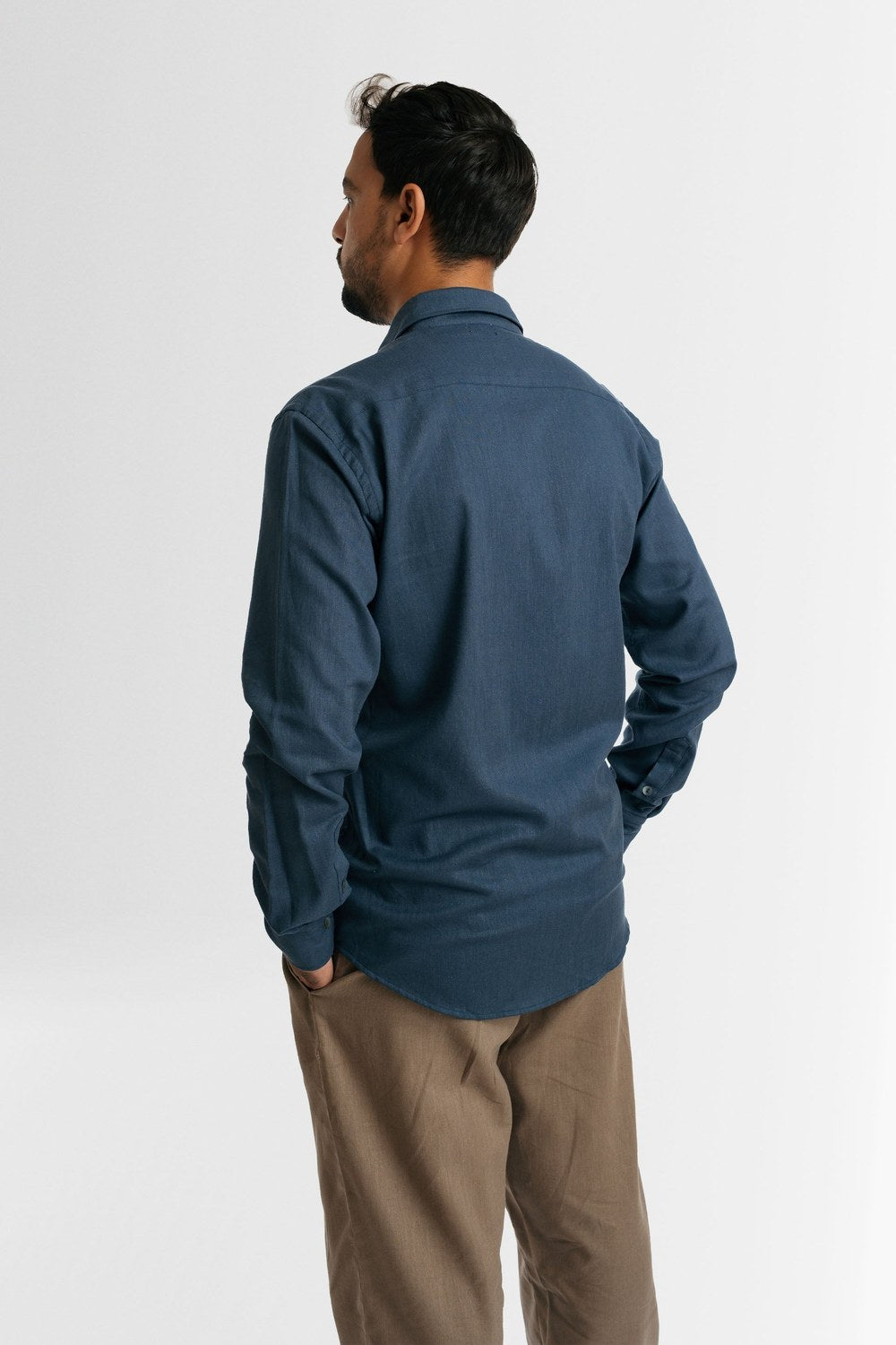 Floma Erkek Gömlek, Keten Karışımlı - Regular Fit - 5