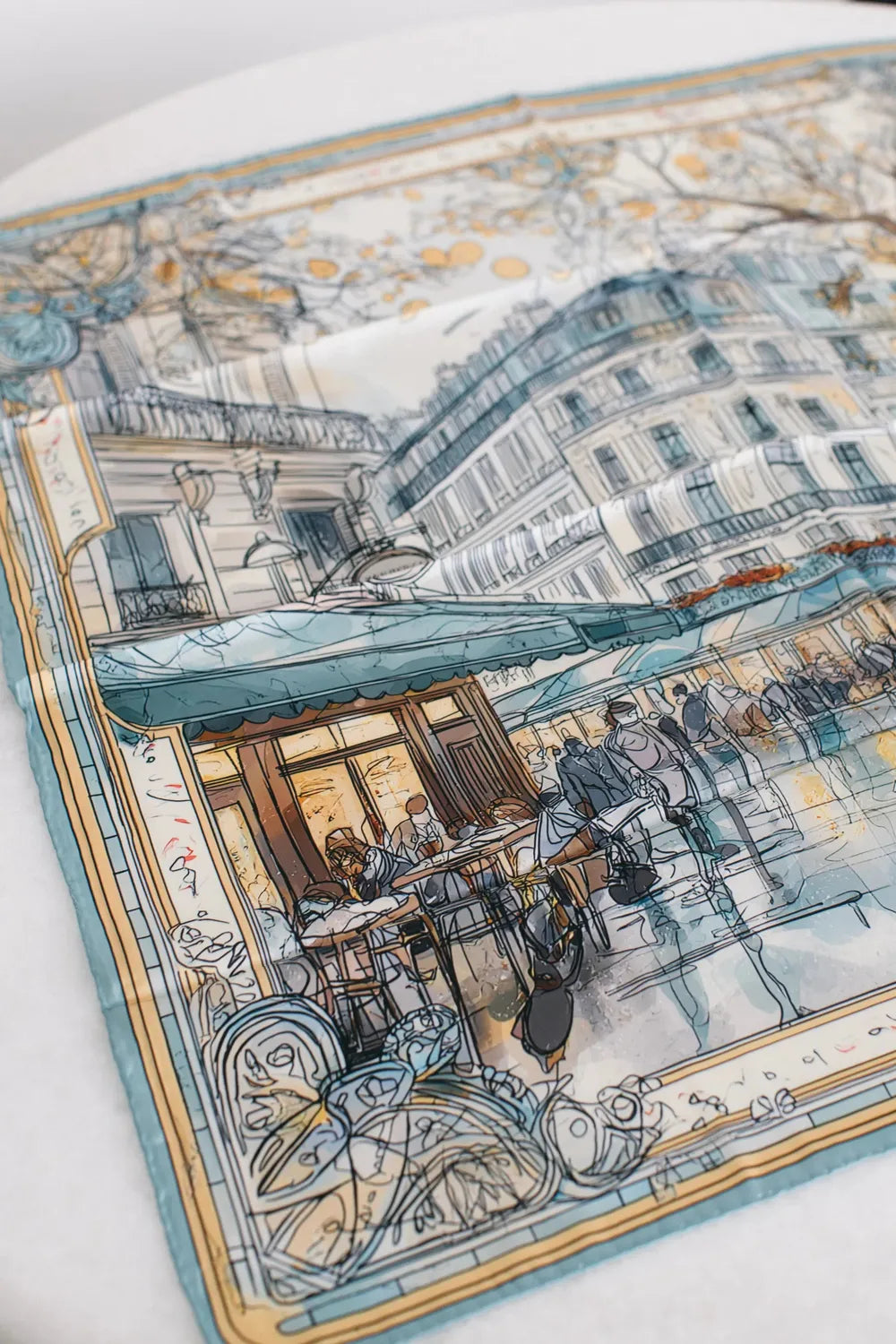 Café Saint-Germain İpek Fular - 2