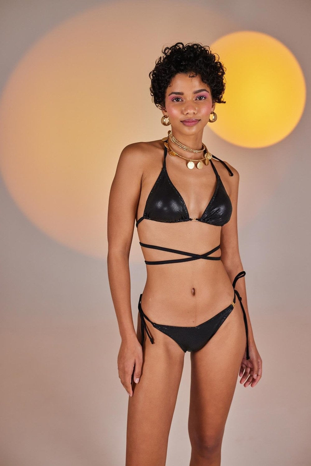 Ivory V Kesim Bikini Altı, Siyah - 0